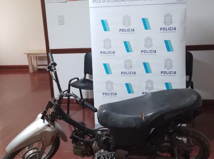 Recuperaron una moto que había sido sustraída