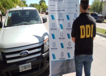 Fue encontrada en Juárez una camioneta que fue sustraída en Cháves
