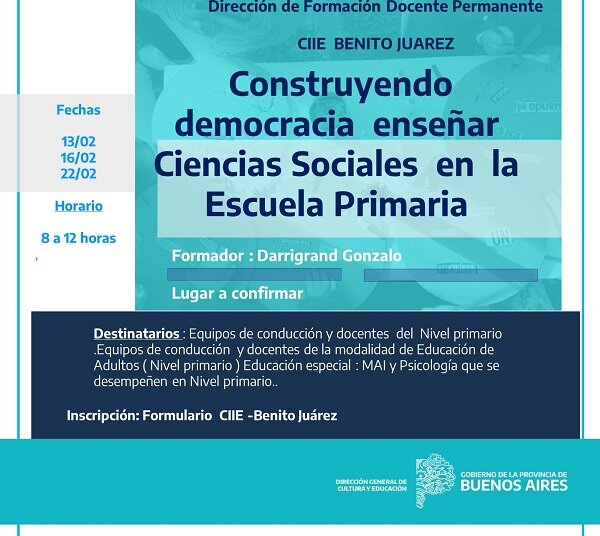 CIIE: Propuestas Formativas en Servicio: febrero 2023