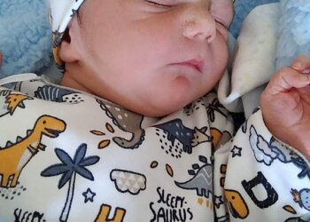 Theo nació el 3 de enero y es el primer bebé juarense de este 2023