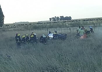 Varios heridos luego de un vuelco sobre ruta 86