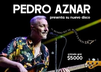 Pedro Aznar se presenta en el Marinelli el 15 de Marzo