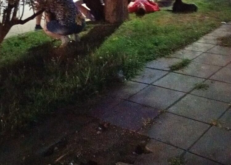 Accidente con dos heridos leves