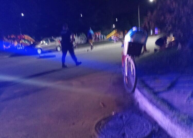 Accidente con dos heridos leves