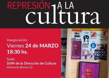 Se inaugura este viernes la muestra Itinerante denominada “Represión a la Cultura”