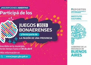 Comenzó la inscripción a los Juegos Bonaerenses 2023 hasta el 30 de abril