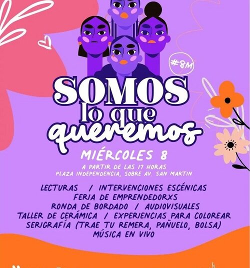 Se invita hoy a la comunidad a participar de la Jornada del 8M