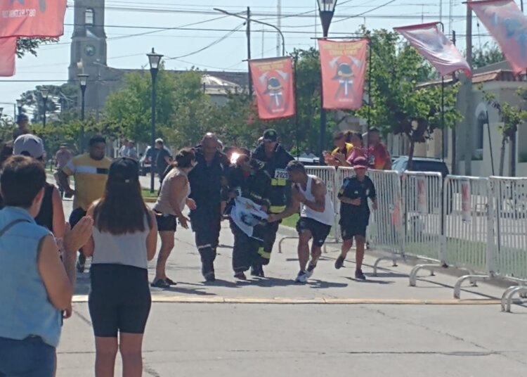 La prueba atlética de Bomberos Voluntarios fue todo un éxito