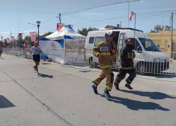 La prueba atlética de Bomberos Voluntarios fue todo un éxito