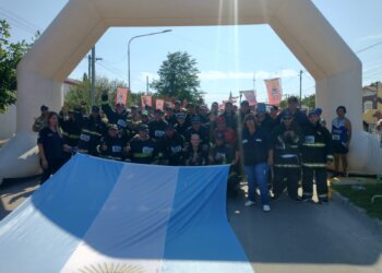 La prueba atlética de Bomberos Voluntarios fue todo un éxito