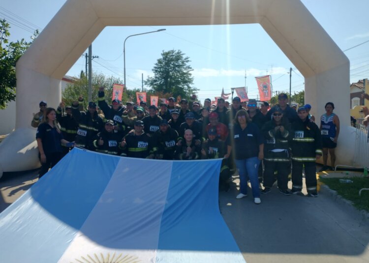 La prueba atlética de Bomberos Voluntarios fue todo un éxito