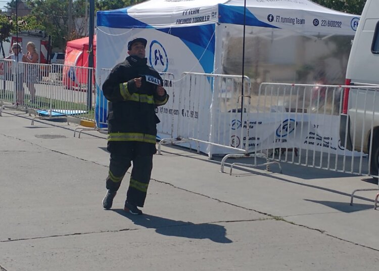 La prueba atlética de Bomberos Voluntarios fue todo un éxito
