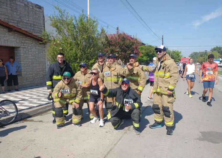 La prueba atlética de Bomberos Voluntarios fue todo un éxito