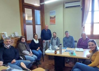 Concejales de Laprida se reunieron con representantes del Municipio