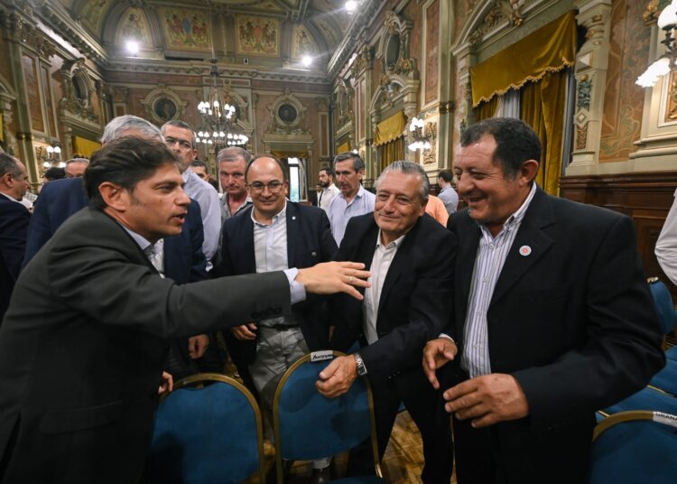 El intendente Marini asistió a la presentación del programa Leasing para municipios