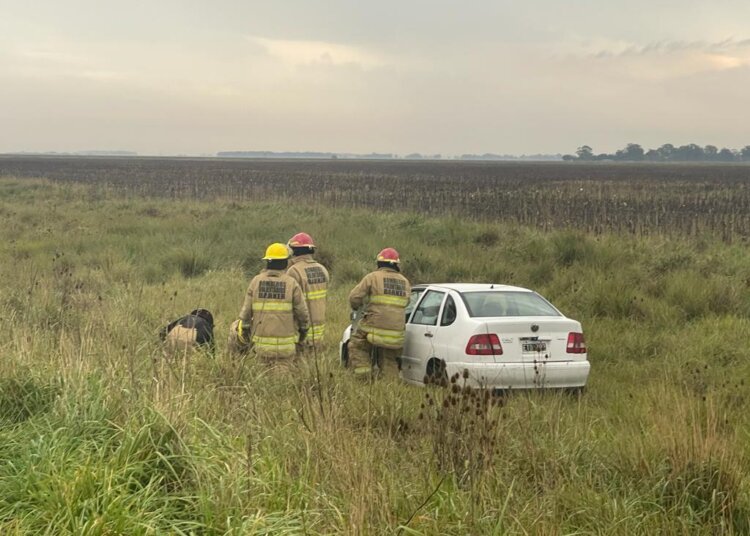 Accidente sobre ruta 74 entre Vela y Barker