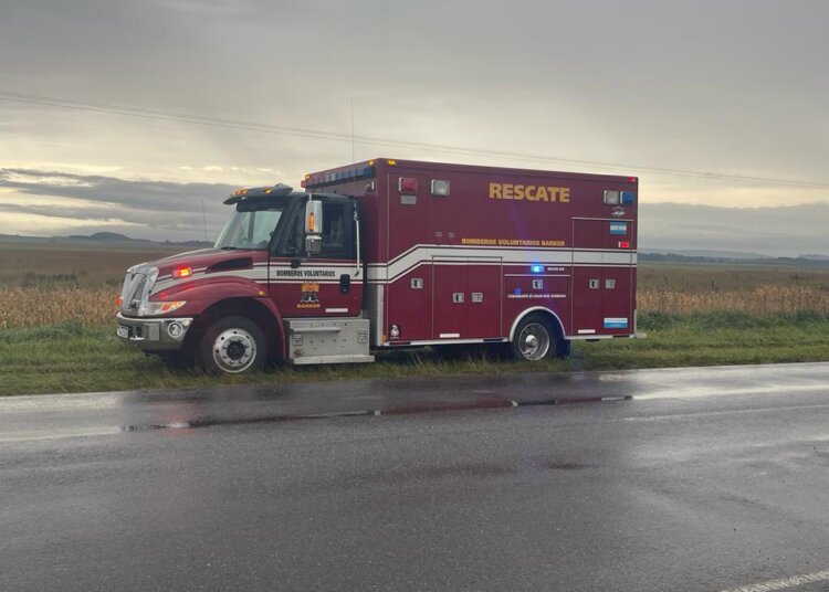 Accidente sobre ruta 74 entre Vela y Barker