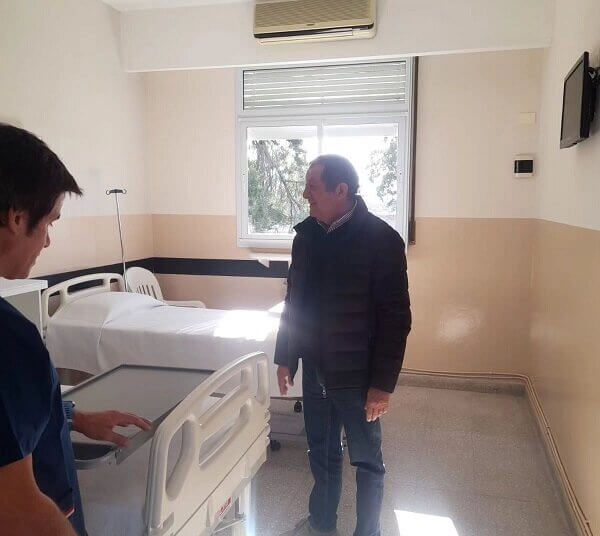 Se habilitaron cuatro habitaciones reacondicionadas en el Hospital Eva Perón