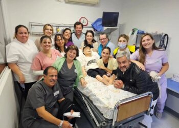 Médicos y enfermeras locales participaron de una capacitación de cuidados en pediatría