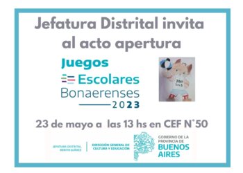 Este martes se inauguran los Juegos Escolares Bonaerenses