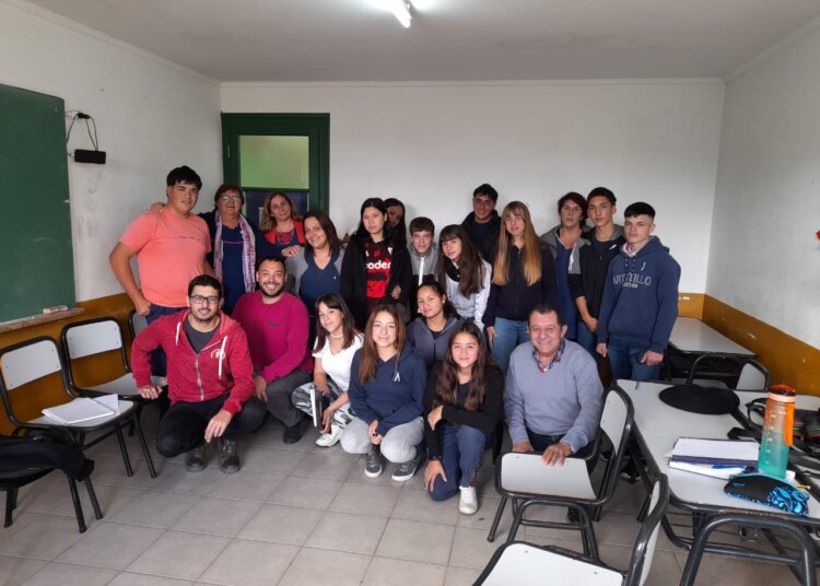 Reunión con el Centro de Estudiantes de secundario de Coronel Rodolfo Bunge