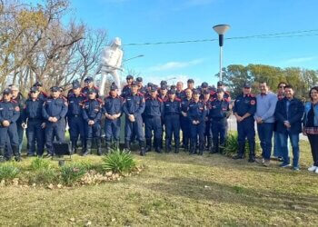 El Intendente Municipal acompañó a los Bomberos Voluntarios