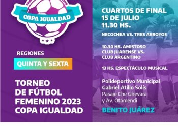 Copa Igualdad, a las 10 juegan Argentino ante Juarense un amistoso