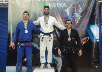 Roberto Saldivar logró el tercer puesto en la Serie Bonaerense de Jiu Jitsu