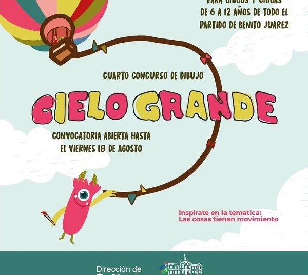 Hasta el 18 de agosto esta abierta la convocatoria al Concurso Cielo Grande