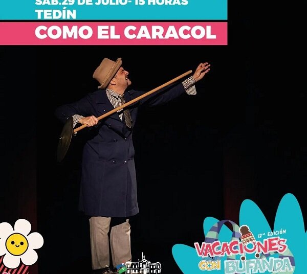 Vacaciones con Bufanda, esta tarde se presenta Como el Caracol