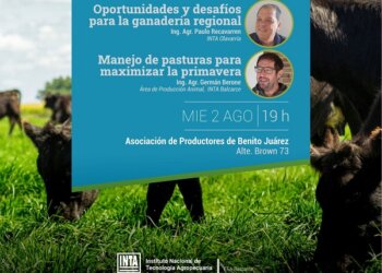 Profesionales del INTA darán una charla técnica sobre Ganadería