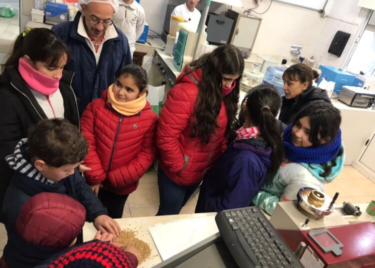 Chicos de Cruz del Sur visitaron el Molino harinero Morixe