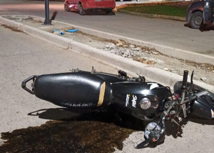 Se produjo una accidente en la Av. Roque Sáenz Peña