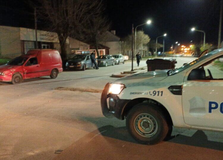 Se produjo una accidente en la Av. Roque Sáenz Peña