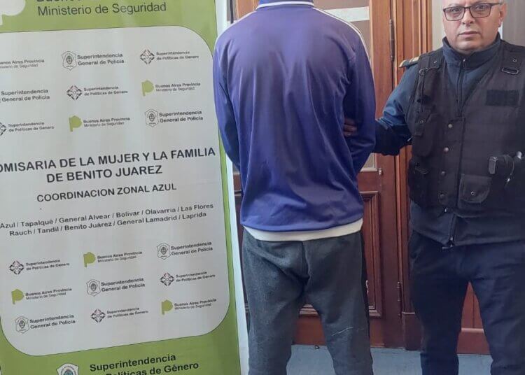 Detuvieron a un sujeto por una causa de violencia familiar