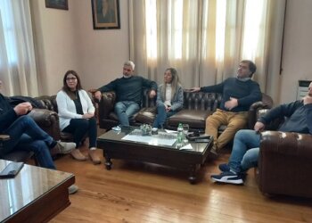Reunión del Intendente con autoridades de la UNICEN