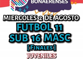 Juegos Bonaerenses, el Fútbol 11 en Sub 16 juega en Laprida