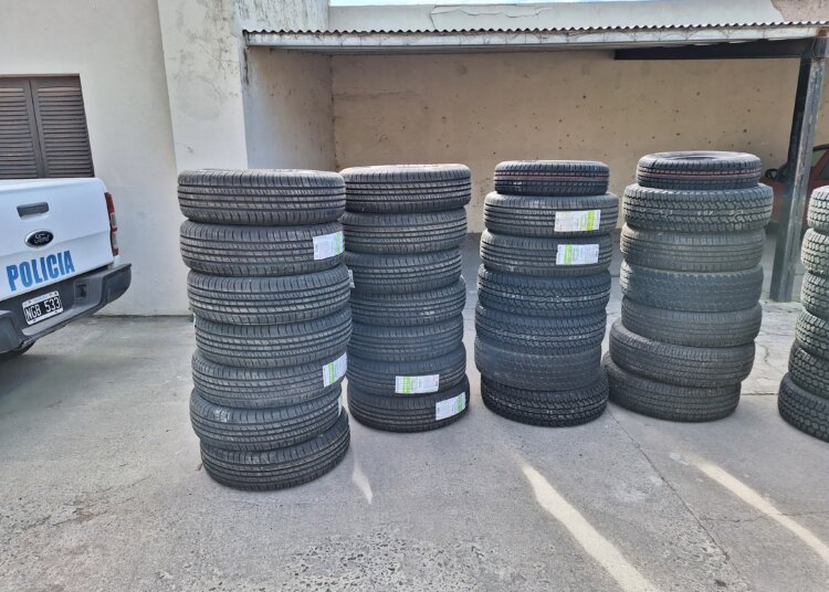 El municipio entregó cubiertas nuevas para la policía comunal