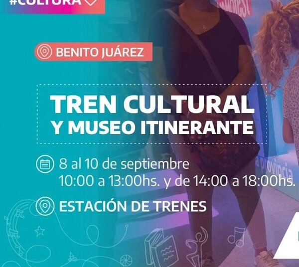 El Tren Cultural y Museo Itinerante llega a nuestra ciudad este viernes