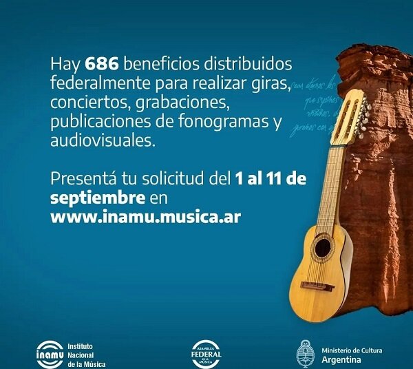 Abrió la segunda etapa de la Convocatoria de Fomento a la Música 2023