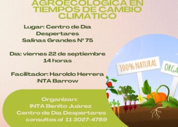 Charla sobre producción hortícola en tiempos de cambios climáticos