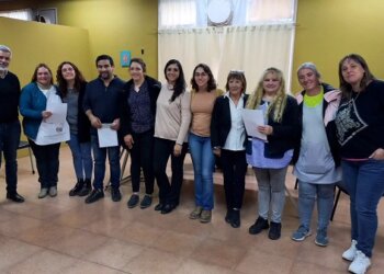 Reunión en Barker para abordar temas relacionados con el aniversario de la localidad