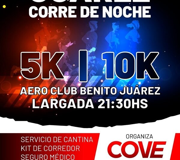 Se viene la 1ra edición de Juárez Corre de Noche el próximo 16 de diciembre