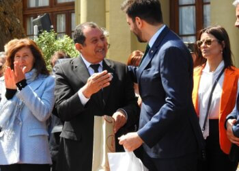 Se realizó el tradicional desfile por un nuevo aniversario del Partido de Benito Juárez
