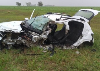Accidente vehícular sobre Ruta 3 sin heridos de gravedad