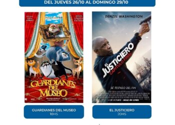 En cartelera hasta el domingo Guardianes del Museo y El Justiciero
