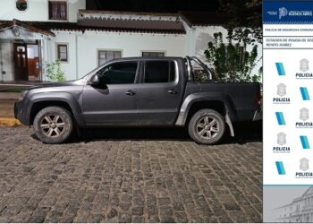 Parte policial: Secuestro de Camioneta