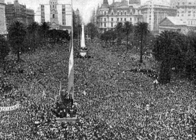 17 de OCTUBRE de 1945,  LA ARGENTINA RECONOCIDA por Juan Carlos Mortati