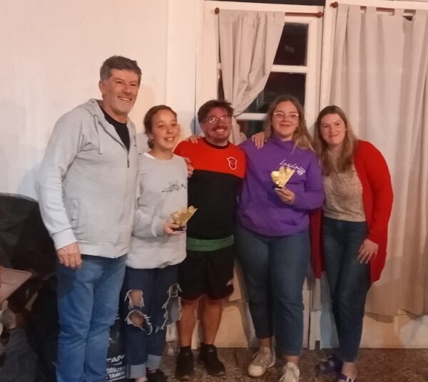 Badminton: se realizó la cena de cierre y se entregaron los premios a los campeones