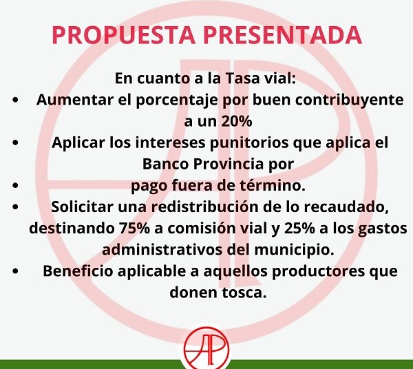 Reunión de productores para tratar la propuesta de actualización de la Tasa Vial y Guías 2024